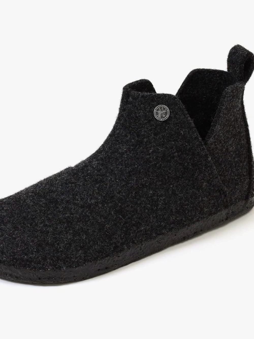 Birkenstock Unisex EU42 L11.0 M9.0 Anthracite Wool Chelsea-Style Slip-On Boots